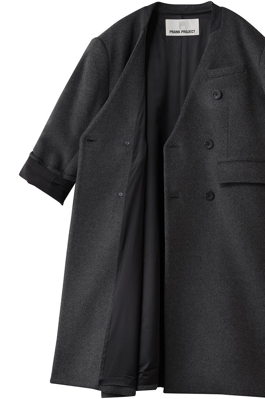 【プランク プロジェクト/PRANK PROJECT】のマフラー付きコート 人気、トレンドファッション・服の通販 founy(ファニー) ファッション Fashion レディースファッション Fashion for Women アウター Coat / Outerwear Collection コート・ロングコート・ピーコート Long Coats, Peacoats & More マフラー・スヌード / 冬小物の定番 Scarves & Mufflers ショルダー Shoulder, Shoulder Strap マニッシュ Mannish, Boyish マフラー Scarf, Muffler ロング Long, Long-Length other-6|ID: prp329100004884550 ipo3291000000036461605