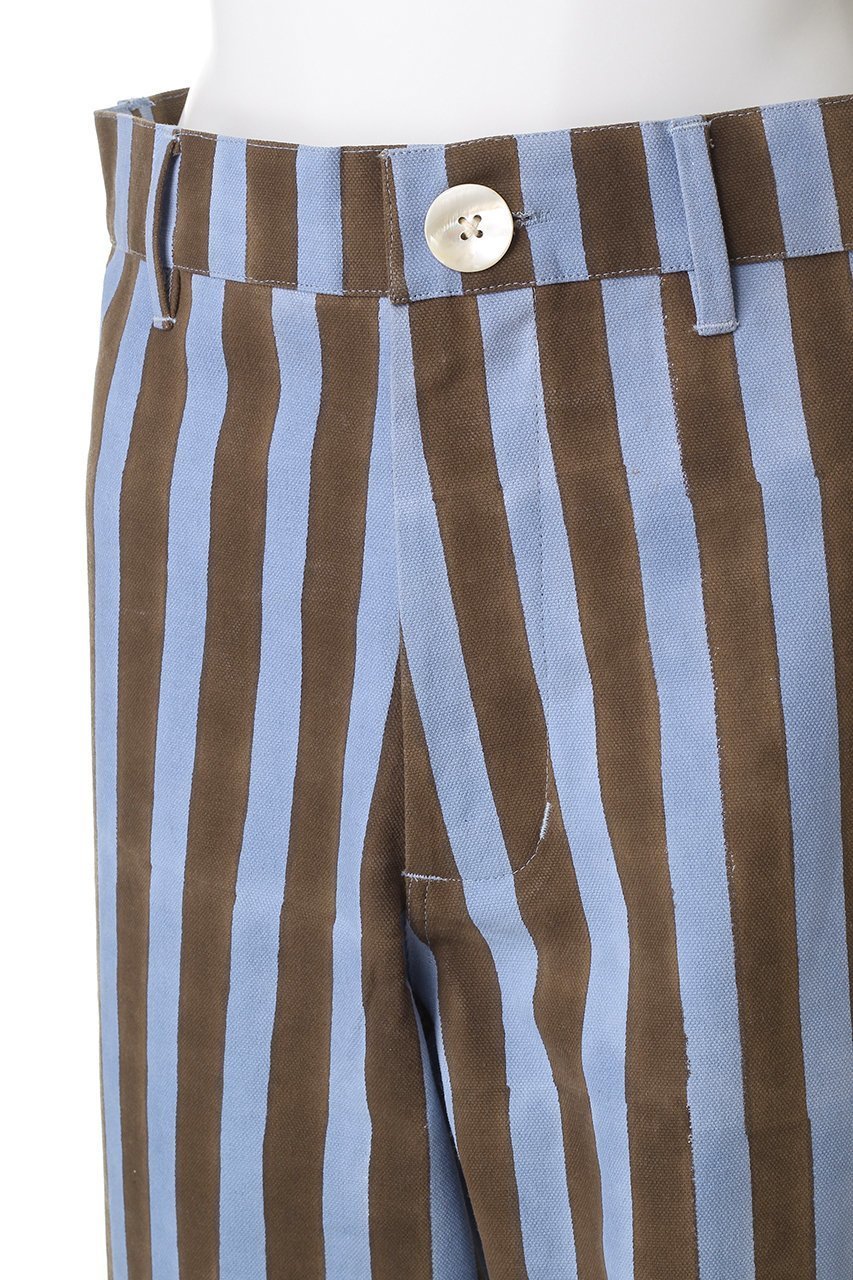 【エスゼット ブロックプリント/SZ Blockprints】のDISCO PANTS DOUBLE THICK STRIPE ワイドパンツ 人気、トレンドファッション・服の通販 founy(ファニー) 　ファッション　Fashion　レディースファッション　Fashion for Women　パンツ　Pants & Trousers　シンプル　Simple, Minimal　ストライプ　Stripe, Striped Pattern　ハイライズ　High Rise, High Waist　ワイド　Wide, Wide Fit　other-5|ID: prp329100004884556 ipo3291000000036461656