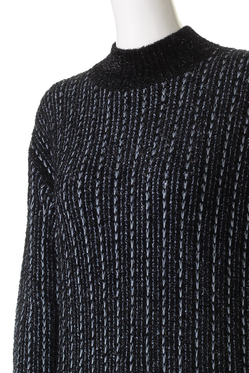 【スタニングルアー/STUNNING LURE】の【Waltz】ラストラス ストライプニットプルオーバー 人気、トレンドファッション・服の通販 founy(ファニー) 　ファッション　Fashion　レディースファッション　Fashion for Women　トップス・カットソー　Cut & Sew Tops　ニット　Knit Tops & Sweaters　カジュアルプルオーバー・ニットトップス　Pullovers & Knit Tops / Casual Pullovers　ストライプ　Stripe, Striped Pattern　エレガント 上品　Elegant　冬　Winter / This Winter　other-5|ID: prp329100004884567 ipo3291000000036461749