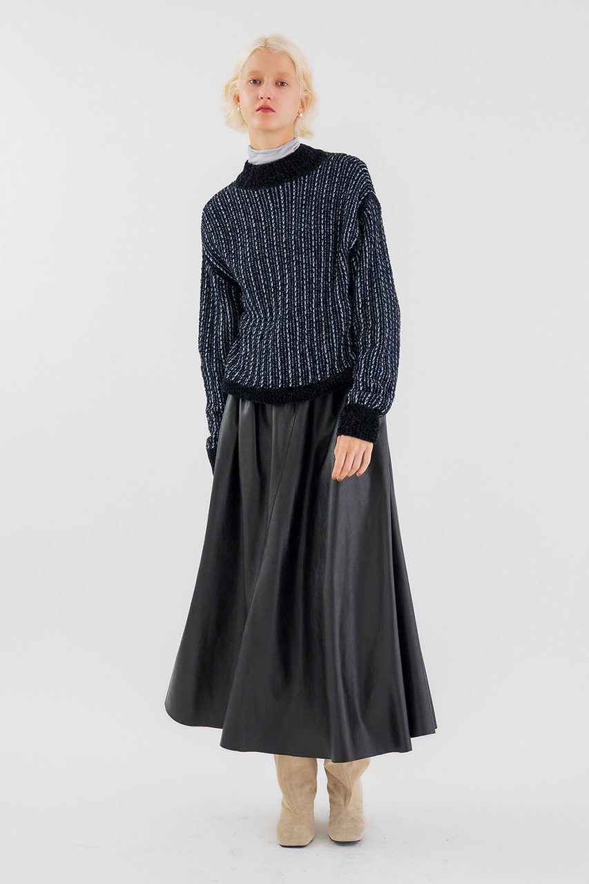 【スタニングルアー/STUNNING LURE】の【Waltz】ラストラス ストライプニットプルオーバー 人気、トレンドファッション・服の通販 founy(ファニー) 　ファッション　Fashion　レディースファッション　Fashion for Women　トップス・カットソー　Cut & Sew Tops　ニット　Knit Tops & Sweaters　カジュアルプルオーバー・ニットトップス　Pullovers & Knit Tops / Casual Pullovers　ストライプ　Stripe, Striped Pattern　エレガント 上品　Elegant　冬　Winter / This Winter　other-6|ID: prp329100004884567 ipo3291000000036461750