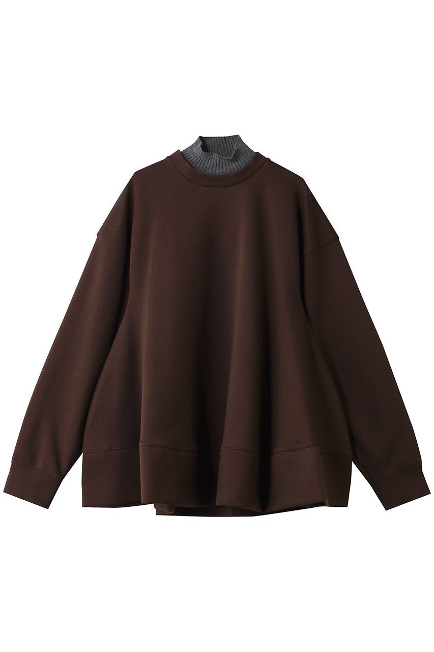 【ナゴンスタンス/nagonstans】のhigh-neck pullover/プルオーバー インテリア・キッズ・メンズ・レディースファッション・服の通販 founy(ファニー) 　ファッション　Fashion　レディースファッション　Fashion for Women　トップス・カットソー　Cut & Sew Tops　ニット　Knit Tops & Sweaters　カジュアルプルオーバー・ニットトップス　Pullovers & Knit Tops / Casual Pullovers　リラックス　Relax, Relaxed Fit　エレガント 上品　Elegant　Cacao|ID: prp329100004884568 ipo3291000000036461755
