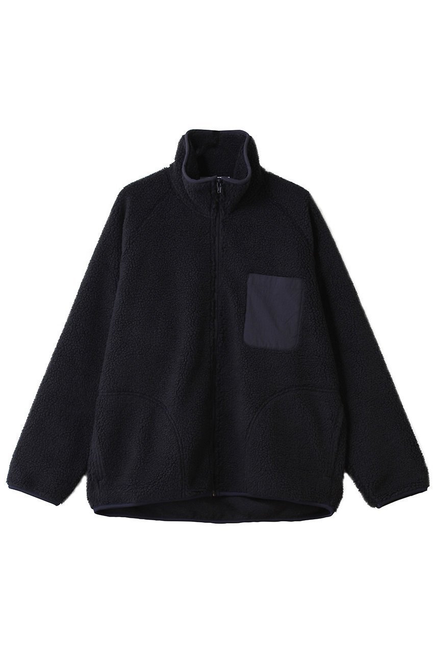 【イレーヴ/YLEVE】の【UNISEX】【Y】RECYCLEポリエステル ボア ブルゾン インテリア・キッズ・メンズ・レディースファッション・服の通販 founy(ファニー) 　ファッション　Fashion　レディースファッション　Fashion for Women　アウター　Coat / Outerwear Collection　レディースジャケット・軽アウター　Jackets　ブルゾンジャケット・スポーティアウター　Blouson Jackets　ユニセックス　Unisex, Genderless　シンプル　Simple, Minimal　ジャケット　Jacket, Outerwear　ブルゾン　Blouson, Bomber Jacket　リラックス　Relax, Relaxed Fit　A/W・秋冬　Autumn/Winter　羽織　Haori, Light Jacket　ネイビー|ID: prp329100004884582 ipo3291000000036461870