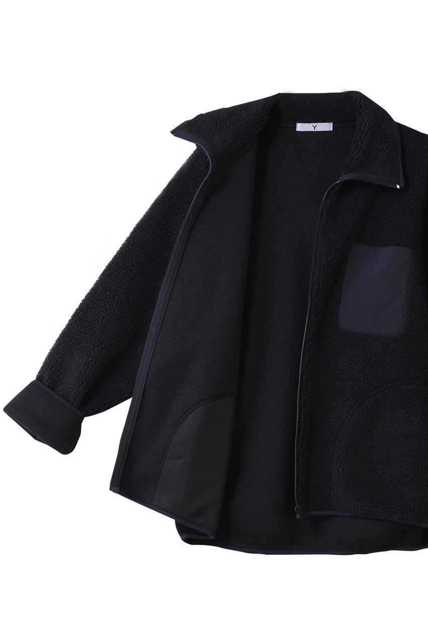 【イレーヴ/YLEVE】の【UNISEX】【Y】RECYCLEポリエステル ボア ブルゾン 人気、トレンドファッション・服の通販 founy(ファニー) 　ファッション　Fashion　レディースファッション　Fashion for Women　アウター　Coat / Outerwear Collection　レディースジャケット・軽アウター　Jackets　ブルゾンジャケット・スポーティアウター　Blouson Jackets　ユニセックス　Unisex, Genderless　シンプル　Simple, Minimal　ジャケット　Jacket, Outerwear　ブルゾン　Blouson, Bomber Jacket　リラックス　Relax, Relaxed Fit　A/W・秋冬　Autumn/Winter　羽織　Haori, Light Jacket　other-6|ID: prp329100004884582 ipo3291000000036461875