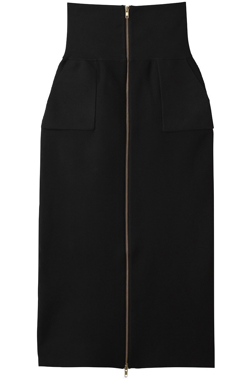 【ルームエイト/Room no.8】の【Room no.8 BLACK】GARTER リブ ジップ アップ スカート インテリア・キッズ・メンズ・レディースファッション・服の通販 founy(ファニー) ファッション Fashion レディースファッション Fashion for Women スカート Skirts ロングスカート Long Skirts / Maxi & Midi Skirts ジップ Zip, Zipper フォルム Silhouette, Form フロント Front, Front Design ラグジュアリー Luxury, Elegant ロング Long, Long-Length ブラック|ID: prp329100004884584 ipo3291000000036461889