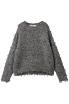 【ルームエイト/Room no.8】のRIBBON-YARN クルー トップス グレー|ID: prp329100004884585 ipo3291000000036461895