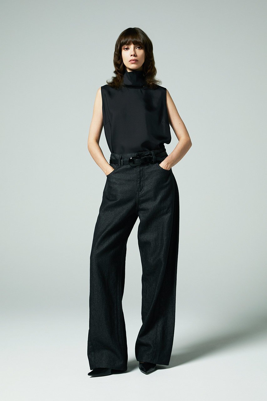 【オーヴィル/EAUVIRE】のワイドストレートデニムパンツ 人気、トレンドファッション・服の通販 founy(ファニー) 　ファッション　Fashion　レディースファッション　Fashion for Women　パンツ　Pants & Trousers　デニムパンツ・ジーンズ・美脚デニム　Denim Jeans & Pants　スタイリッシュ　Stylish, Fashionable　デニム　Denim, Jeans Material　バランス　Balance, Style Balance　フロント　Front, Front Design　冬　Winter / This Winter　吸水　Absorbent, Quick-Dry　夏　Summer　抗菌　Antibacterial, Bacteria-Resistant　日本製　Made In Japan　other-8|ID: prp329100004884597 ipo3291000000036462021