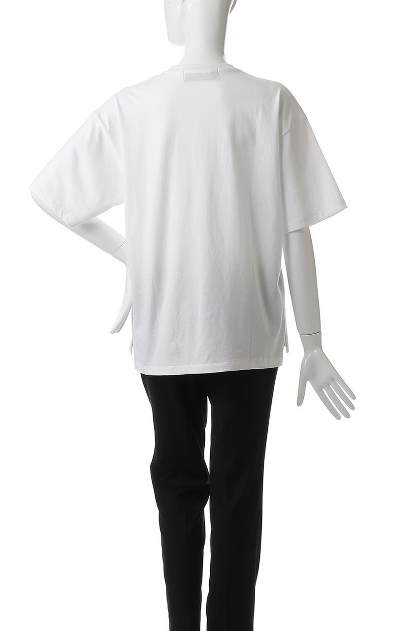 【サードマガジン/THIRD MAGAZINE】のバブルロゴTシャツ 人気、トレンドファッション・服の通販 founy(ファニー) 　ファッション　Fashion　レディースファッション　Fashion for Women　トップス・カットソー　Cut & Sew Tops　シャツ・ブラウス・オフィスカジュアル　Elegant Blouses & Button-Ups　ロングTシャツ・Tシャツ　Longline T-Shirts & Tees　カットソー・ベーシックTシャツ　Cut-and-Sewn Tops / Stretch Tees & Basics　ショート　Short, Short Length　シンプル　Simple, Minimal　スリーブ　Sleeve, Long Sleeve / Short Sleeve　モコモコ　Fuzzy, Fluffy　モノトーン　Monotone, Black and White　半袖　Short Sleeve, Half Sleeve　other-4|ID: prp329100004884599 ipo3291000000036462035