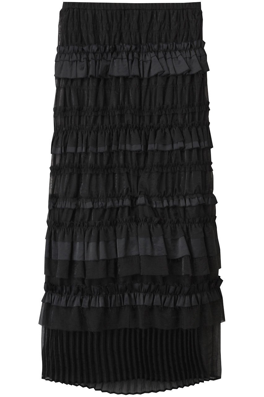 【メゾンスペシャル/MAISON SPECIAL】のTiered Frill Long Tight Skirt/ティアードフリルロングタイトスカート 人気、トレンドファッション・服の通販 founy(ファニー) 　ファッション　Fashion　レディースファッション　Fashion for Women　スカート　Skirts　ロングスカート　Long Skirts / Maxi & Midi Skirts　エレガント 上品　Elegant　ギャザー　Gathered, Ruffled　シアー　Sheer, See-Through　シンプル　Simple, Minimal　スタイリッシュ　Stylish, Fashionable　ティアード　Tiered, Tiered Style　フィット　Fit, Slim Fit　プリーツ　Pleats, Pleated　ロング　Long, Long-Length　 other-1|ID: prp329100004884608 ipo3291000000036462088
