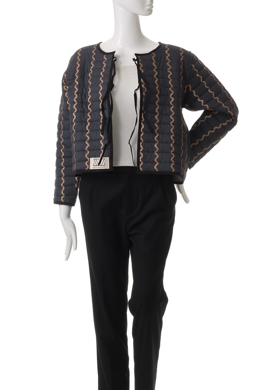 【エスゼット ブロックプリント/SZ Blockprints】の【日本限定】QUILTED JACKET MAGGI&ESSA リバーシブルジャケット 人気、トレンドファッション・服の通販 founy(ファニー) ファッション Fashion レディースファッション Fashion for Women アウター Coat / Outerwear Collection レディースジャケット・軽アウター Jackets キルティング Quilted, Quilting コンパクト Compact, Small Size ショート Short, Short Length ジャケット Jacket, Outerwear フェミニン Feminine, Girly フレア Flare, Flared ボトム Bottoms, Lower Wear リボン Ribbon, Bow ワイド Wide, Wide Fit other-7|ID: prp329100004884615 ipo3291000000036462155