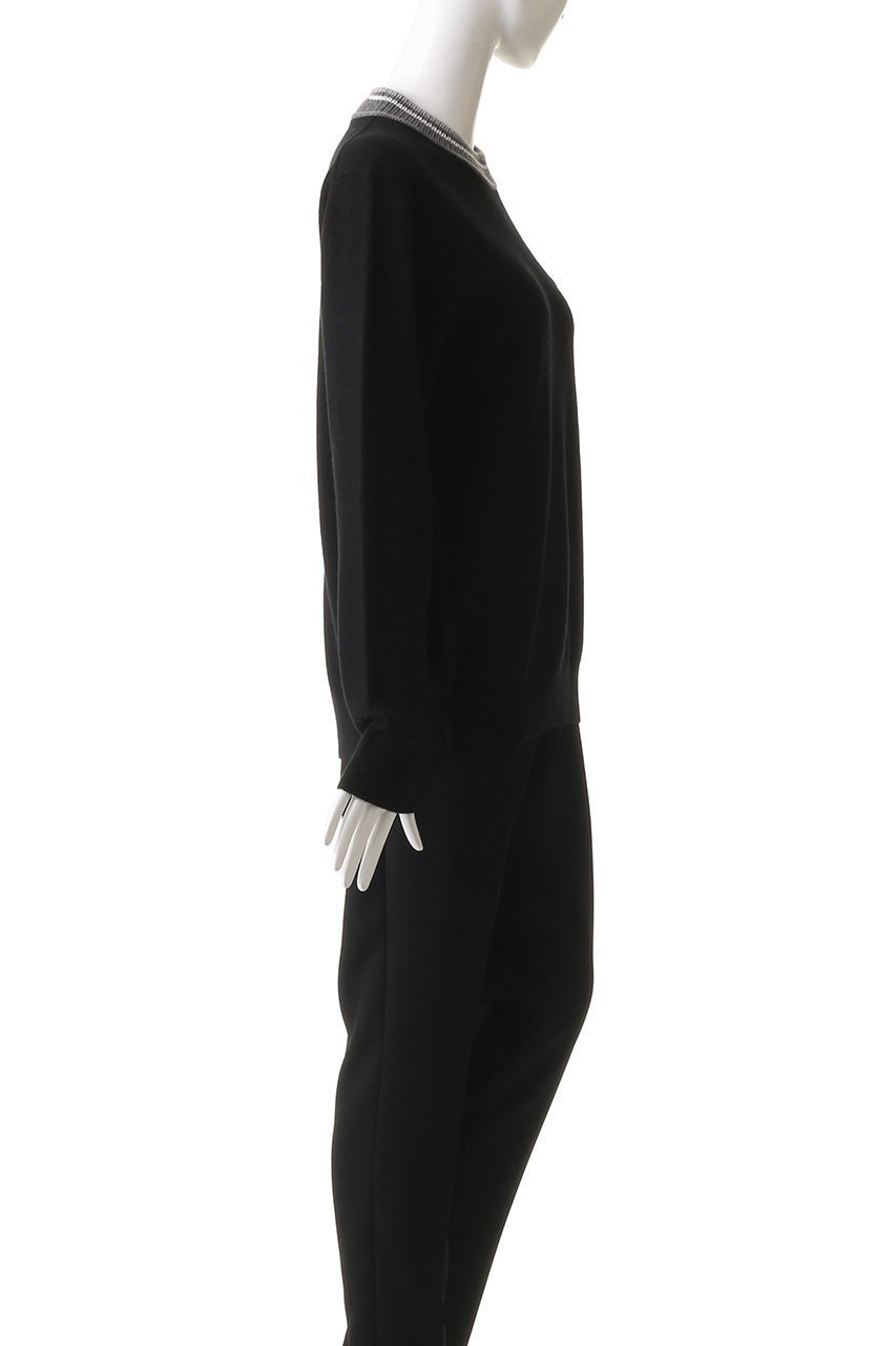 【ヌメロ ヴェントゥーノ/N°21】のクルーネック ニットトップス 人気、トレンドファッション・服の通販 founy(ファニー) 　ファッション　Fashion　レディースファッション　Fashion for Women　トップス・カットソー　Cut & Sew Tops　ニット　Knit Tops & Sweaters　カジュアルプルオーバー・ニットトップス　Pullovers & Knit Tops / Casual Pullovers　シンプル　Simple, Minimal　ボトム　Bottoms, Lower Wear　A/W・秋冬　Autumn/Winter　other-3|ID: prp329100004884623 ipo3291000000036462226