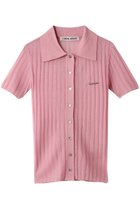 【プランク プロジェクト/PRANK PROJECT】のリブニットポロシャツ / Ribbed Knit Polo Shirt 人気、トレンドファッション・服の通販 founy(ファニー) ファッション Fashion レディースファッション Fashion for Women トップス・カットソー Cut & Sew Tops ニット Knit Tops & Sweaters シャツ・ブラウス・オフィスカジュアル Elegant Blouses & Button-Ups ロングTシャツ・Tシャツ Longline T-Shirts & Tees ポロシャツ・きれいめカジュアル Smart-Casual Polo Tops カットソー・ベーシックTシャツ Cut-and-Sewn Tops / Stretch Tees & Basics シアー Sheer, See-Through ショート Short, Short Length ストライプ Stripe, Striped Pattern スリーブ Sleeve, Long Sleeve / Short Sleeve トレンド Trend, Trending Now フィット Fit, Slim Fit ワイドリブ Wide Rib, Wide Ribbed Knit thumbnail PNK(ピンク)|ID: prp329100004884624 ipo3291000000036462232