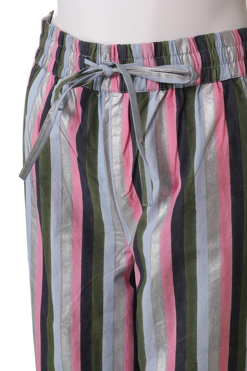 【エスゼット ブロックプリント/SZ Blockprints】のDRAWSTRING PANTS MULTI STRIPE ドロストワイドパンツ 人気、トレンドファッション・服の通販 founy(ファニー) ファッション Fashion レディースファッション Fashion for Women パンツ Pants & Trousers ストライプ Stripe, Striped Pattern ワイド Wide, Wide Fit other-5|ID: prp329100004884626 ipo3291000000036462249