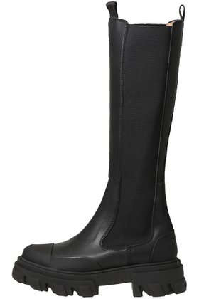 【ガニー/GANNI】のCleated ハイ チェルシーブーツ 人気、トレンドファッション・服の通販 founy(ファニー) ファッション Fashion レディースファッション Fashion for Women ストレート Straight, Straight Cut ミックス Mix, Mixed Style ロング Long, Long-Length |ID:prp329100004884627