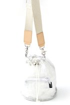 【エーシーン/A SCENE】のKinchaku shoulder with Dyneema 人気、トレンドファッション・服の通販 founy(ファニー) ファッション Fashion レディースファッション Fashion for Women バッグ Bags ショルダー Shoulder, Shoulder Strap フロント Front, Front Design ポケット Pocket, Pocket Detail 巾着 Drawstring Bag, Kinchaku 軽量 Lightweight, Ultra Light thumbnail ホワイト|ID: prp329100004884653 ipo3291000000036462475