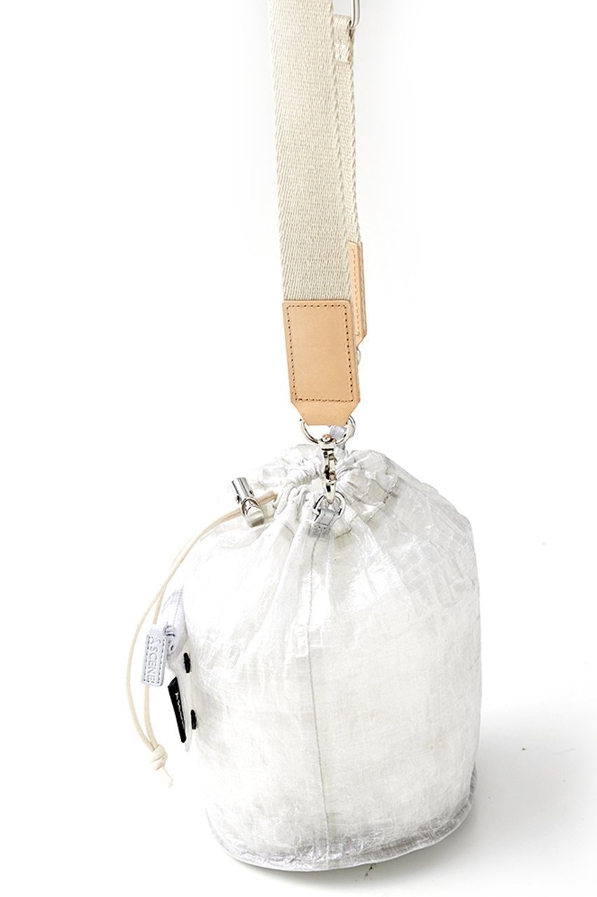 【エーシーン/A SCENE】のKinchaku shoulder with Dyneema 人気、トレンドファッション・服の通販 founy(ファニー) 　ファッション　Fashion　レディースファッション　Fashion for Women　バッグ　Bags　ショルダー　Shoulder, Shoulder Strap　フロント　Front, Front Design　ポケット　Pocket, Pocket Detail　巾着　Drawstring Bag, Kinchaku　軽量　Lightweight, Ultra Light　other-2|ID: prp329100004884653 ipo3291000000036462476