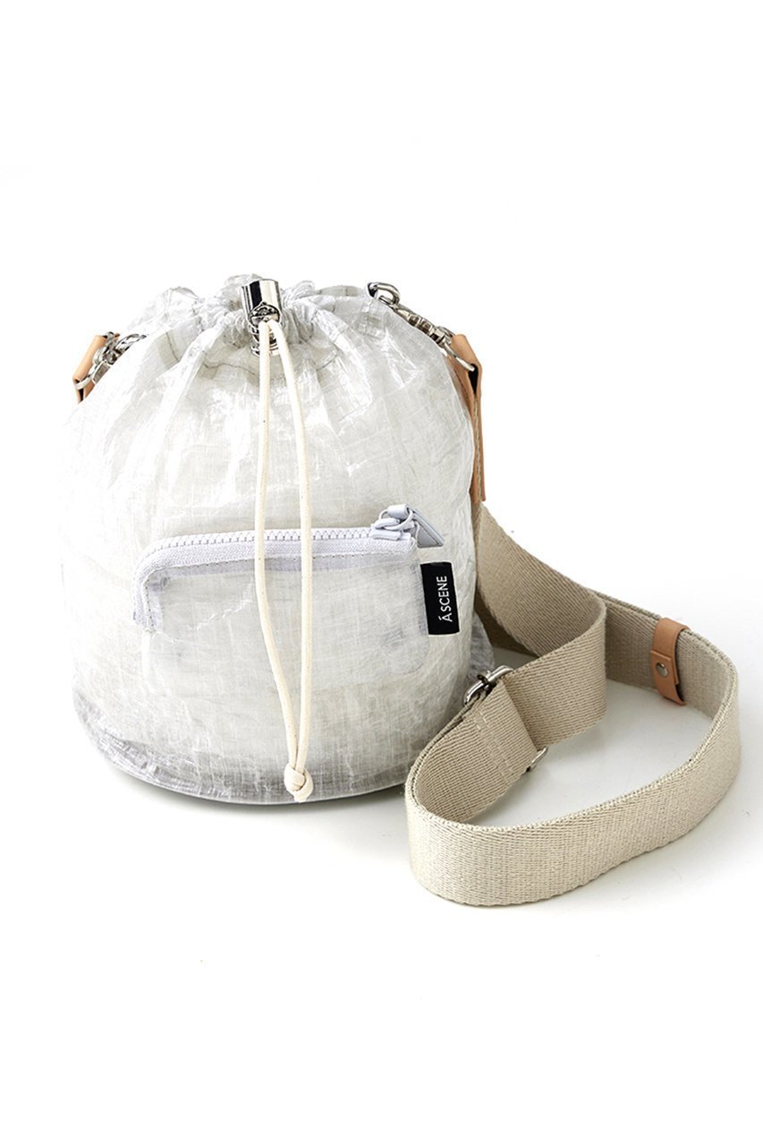 【エーシーン/A SCENE】のKinchaku shoulder with Dyneema 人気、トレンドファッション・服の通販 founy(ファニー) 　ファッション　Fashion　レディースファッション　Fashion for Women　バッグ　Bags　ショルダー　Shoulder, Shoulder Strap　フロント　Front, Front Design　ポケット　Pocket, Pocket Detail　巾着　Drawstring Bag, Kinchaku　軽量　Lightweight, Ultra Light　other-4|ID: prp329100004884653 ipo3291000000036462478