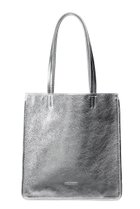 【オブジェクツアイオー/objcts.io】のフラットレザートート シルバー|ID: prp329100004884666 ipo3291000000036884400