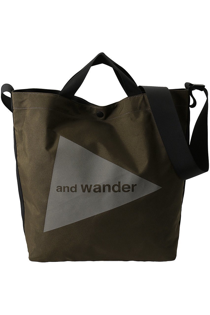 【アンドワンダー/and wander】の【UNISEX】recycle OX tote bag インテリア・キッズ・メンズ・レディースファッション・服の通販 founy(ファウニー) 　ファッション　Fashion　レディースファッション　Fashion for Women　バッグ　Bags　ユニセックス　Unisex, Genderless　カーキ|ID: prp329100004884687 ipo3291000000036956157