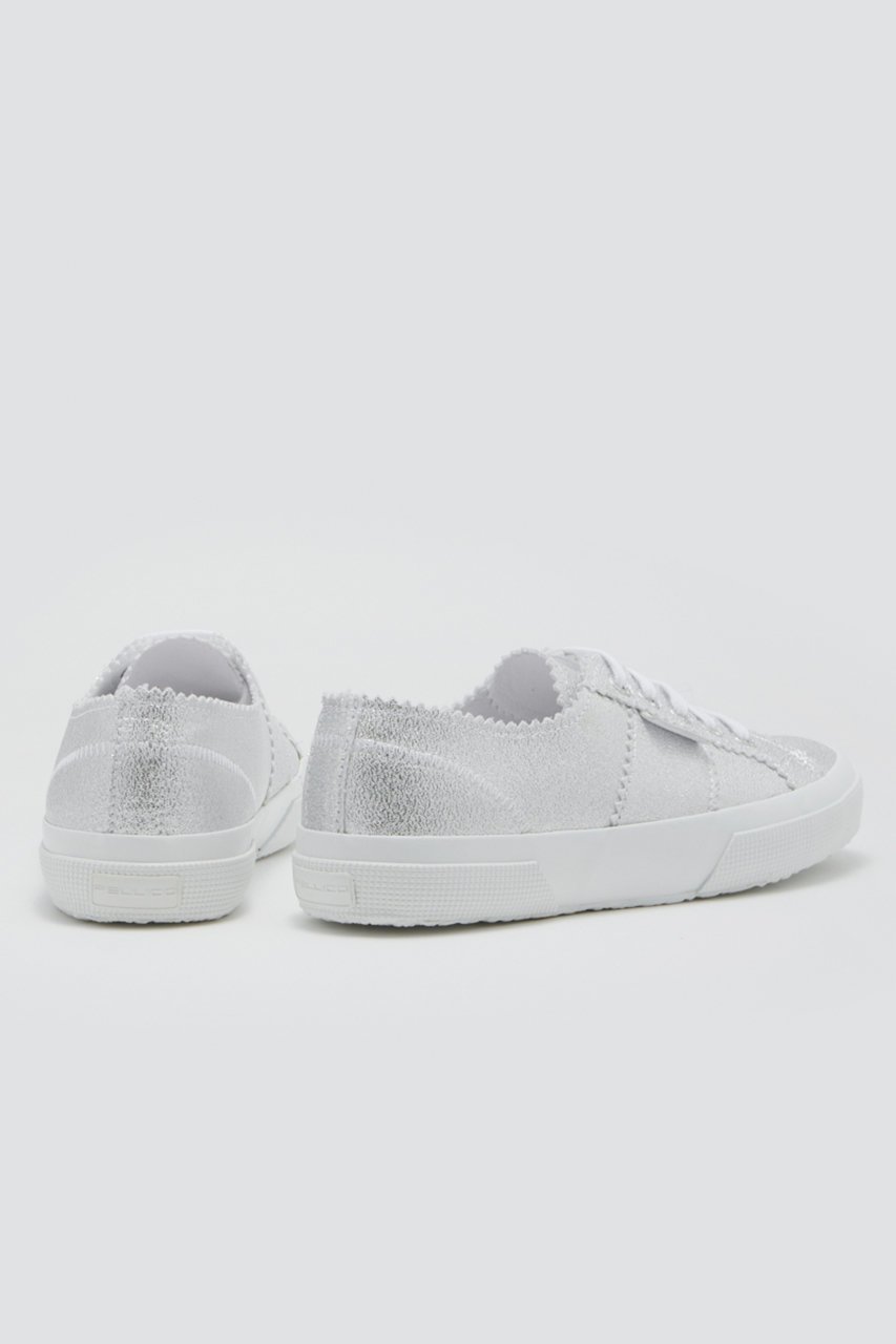 【ペリーコ/PELLICO】の【PELLICO×SUPERGA】グリッタースニーカー 大人の最旬トレンドファッション＆コーディネート founy(ファウニー) 　ファッション　Fashion　レディースファッション　Fashion for Women　クラシック　Classic, Timeless Style　サテン　Satin, Glossy Fabric　シューズ　Shoes, Footwear　シルバー　Silver, Metallic Silver　スニーカー　Sneakers, Trainers　レース　Lace, Lace Fabric　エレガント 上品　Elegant　other-4|ID: prp329100004884699 ipo3291000000036921307