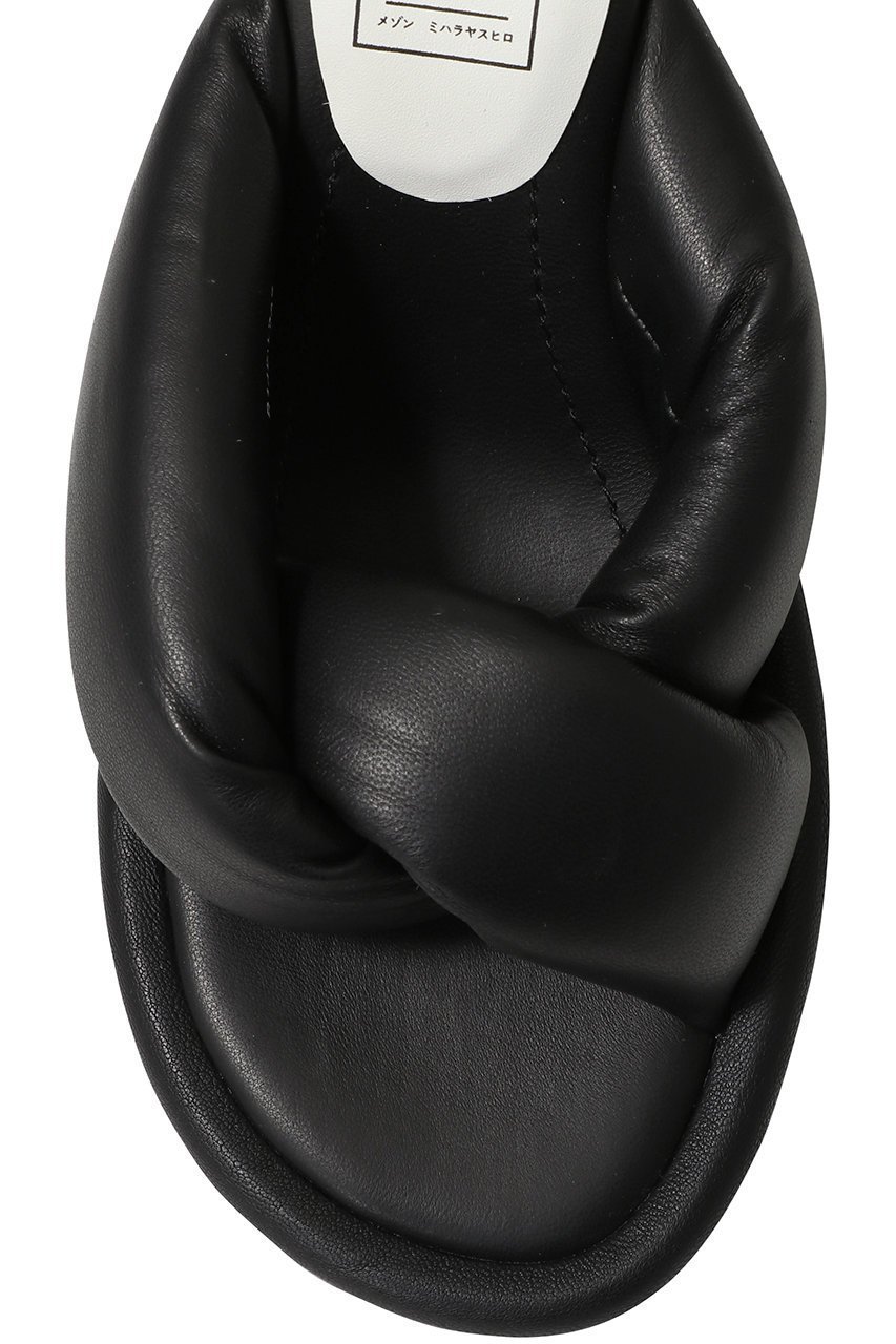 【メゾン ミハラヤスヒロ/Maison MIHARA YASUHIRO】のTOOTHPAST PUF サンダル 人気、トレンドファッション・服の通販 founy(ファニー) 　ファッション　Fashion　レディースファッション　Fashion for Women　サンダル　Sandals, Summer Shoes　シンプル　Simple, Minimal　フロント　Front, Front Design　other-4|ID: prp329100004884720 ipo3291000000036463368