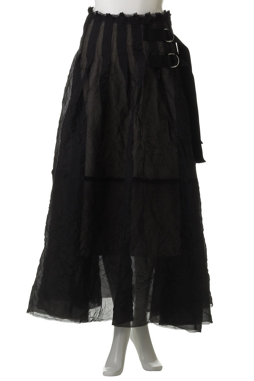 【プランク プロジェクト/PRANK PROJECT】のクリンクルオーガンザスカート / Crinkle Organza Skirt 人気、トレンドファッション・服の通販 founy(ファニー) 　ファッション　Fashion　レディースファッション　Fashion for Women　スカート　Skirts　ロングスカート　Long Skirts / Maxi & Midi Skirts　おすすめ　Recommended / Our Picks　オーガンジー　Organza Fabric　シアー　Sheer, See-Through　ダウン　Down, Puffer　チュール　Tulip, Tulip Motif　ドレス　Dress, One-Piece　ロマンティック　Romantic, Feminine Style　ロング　Long, Long-Length　ワッシャー　Washer, Crinkled Finish　other-2|ID: prp329100004884736 ipo3291000000036463500