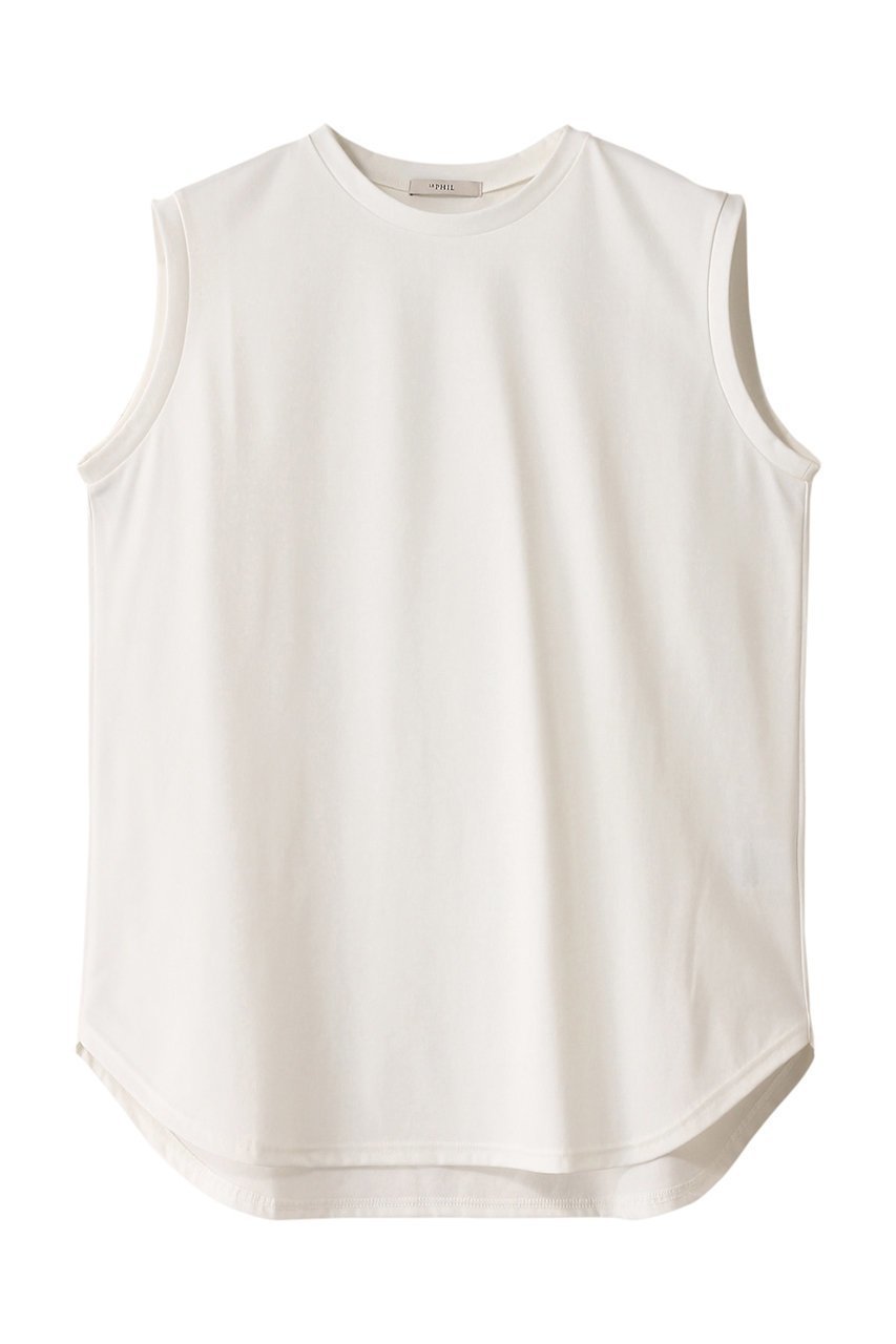 【ル フィル/LE PHIL】のシルキースムースノースリーブ インテリア・キッズ・メンズ・レディースファッション・服の通販 founy(ファニー) 　ファッション　Fashion　レディースファッション　Fashion for Women　トップス・カットソー　Cut & Sew Tops　キャミソール&ノースリーブ　Camisoles & Sleeveless Tops　シャツ・ブラウス・オフィスカジュアル　Elegant Blouses & Button-Ups　ロングTシャツ・Tシャツ　Longline T-Shirts & Tees　カットソー・ベーシックTシャツ　Cut-and-Sewn Tops / Stretch Tees & Basics　インナー　Innerwear　キャミソール　Camisole, Spaghetti Strap Top　シンプル　Simple, Minimal　タンク　Tank Top, Sleeveless Top　ノースリーブ　Sleeveless, No-Sleeve　フレア　Flare, Flared　エレガント 上品　Elegant　ホワイト|ID: prp329100004884760 ipo3291000000036463685
