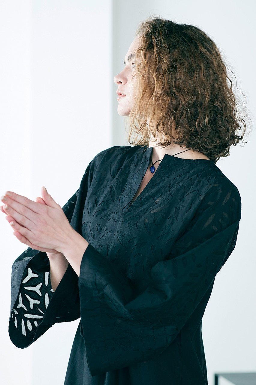 【マリリンムーン/MARILYN MOON】の【WALANCE】リバースアップリケカフタンドレス 人気、トレンドファッション・服の通販 founy(ファニー) 　ファッション　Fashion　レディースファッション　Fashion for Women　ワンピース　Dresses　フォーマル・パーティードレス・結婚式用ドレス　Elegant & Casual Dresses　チュニック　Tunic Tops & Dresses　インド　Indian Textile　オーガンジー　Organza Fabric　スリット　Slit, Slit Detail　スリーブ　Sleeve, Long Sleeve / Short Sleeve　チュニック　Tunic, Long Top　ロング　Long, Long-Length　ワイド　Wide, Wide Fit　ワーク　Workwear, Utility Style　夏　Summer　other-7|ID: prp329100004884763 ipo3291000000036463710