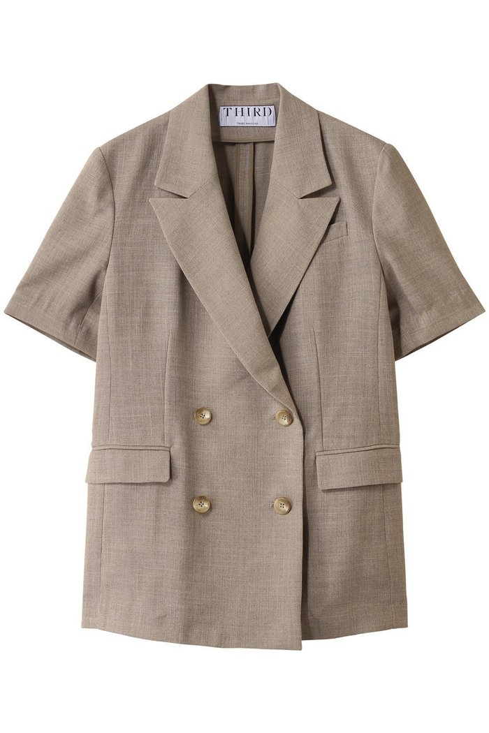 【サードマガジン/THIRD MAGAZINE】のスラブショートスリーブジャケット インテリア・キッズ・メンズ・レディースファッション・服の通販 founy(ファニー) https://founy.com/ ファッション Fashion レディースファッション Fashion for Women アウター Coat / Outerwear Collection レディースジャケット・軽アウター Jackets ジャケット Jacket, Outerwear スタイリッシュ Stylish, Fashionable スラックス Slacks, Dress Pants ダウン Down, Puffer デニム Denim, Jeans Material |ID: prp329100004884778 ipo3291000000036463822