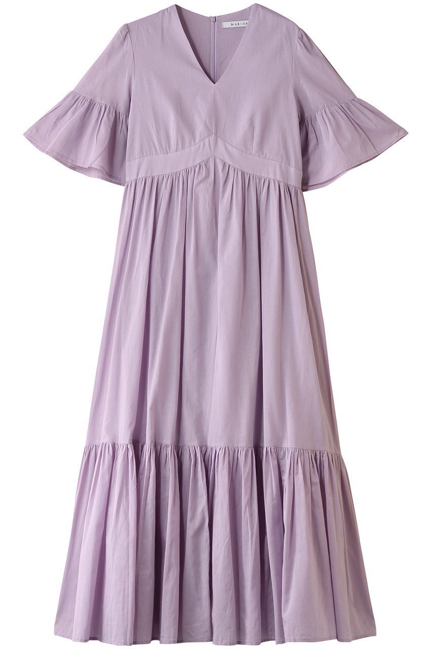 【マルティニーク/martinique】の【MARIHA】すずらんのドレス インテリア・キッズ・メンズ・レディースファッション・服の通販 founy(ファニー) 　ファッション　Fashion　レディースファッション　Fashion for Women　ワンピース　Dresses　フォーマル・パーティードレス・結婚式用ドレス　Elegant & Casual Dresses　チュニック　Tunic Tops & Dresses　おすすめ　Recommended / Our Picks　ギャザー　Gathered, Ruffled　ジュエリー　Jewelry, Accessories　スリーブ　Sleeve, Long Sleeve / Short Sleeve　チュニック　Tunic, Long Top　ドレス　Dress, One-Piece　バランス　Balance, Style Balance　ロング　Long, Long-Length　エレガント 上品　Elegant　ライラック|ID: prp329100004884789 ipo3291000000036463905