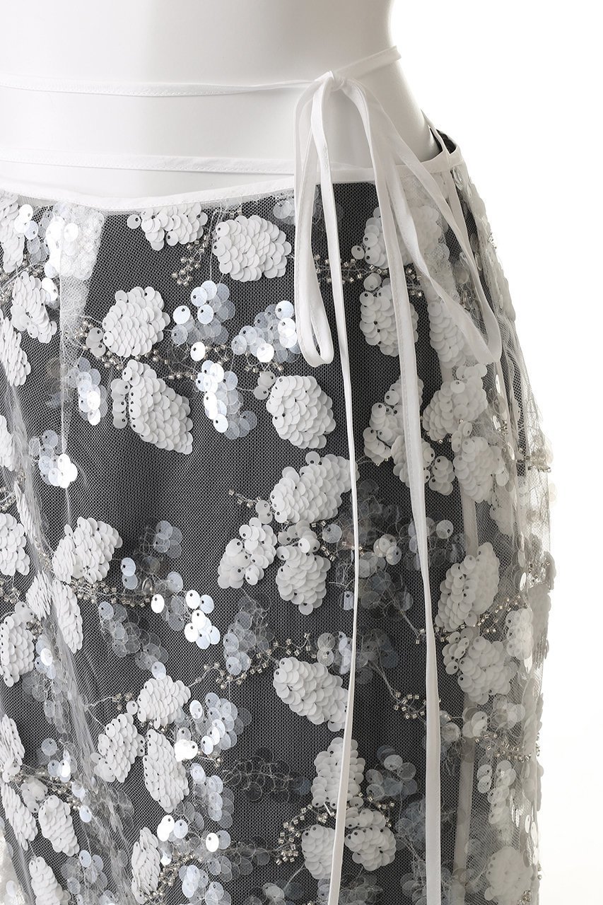 【プランク プロジェクト/PRANK PROJECT】のスパングルラップスカート / Spangle Wrap Skirt 人気、トレンドファッション・服の通販 founy(ファニー) 　ファッション　Fashion　レディースファッション　Fashion for Women　スカート　Skirts　ロングスカート　Long Skirts / Maxi & Midi Skirts　スパンコール　Sequins, Sequin Embellishment　チュール　Tulip, Tulip Motif　ファブリック　Fabric, Textile　ラップ　Wrap, Wrap Design　ロング　Long, Long-Length　other-5|ID: prp329100004884805 ipo3291000000036464031