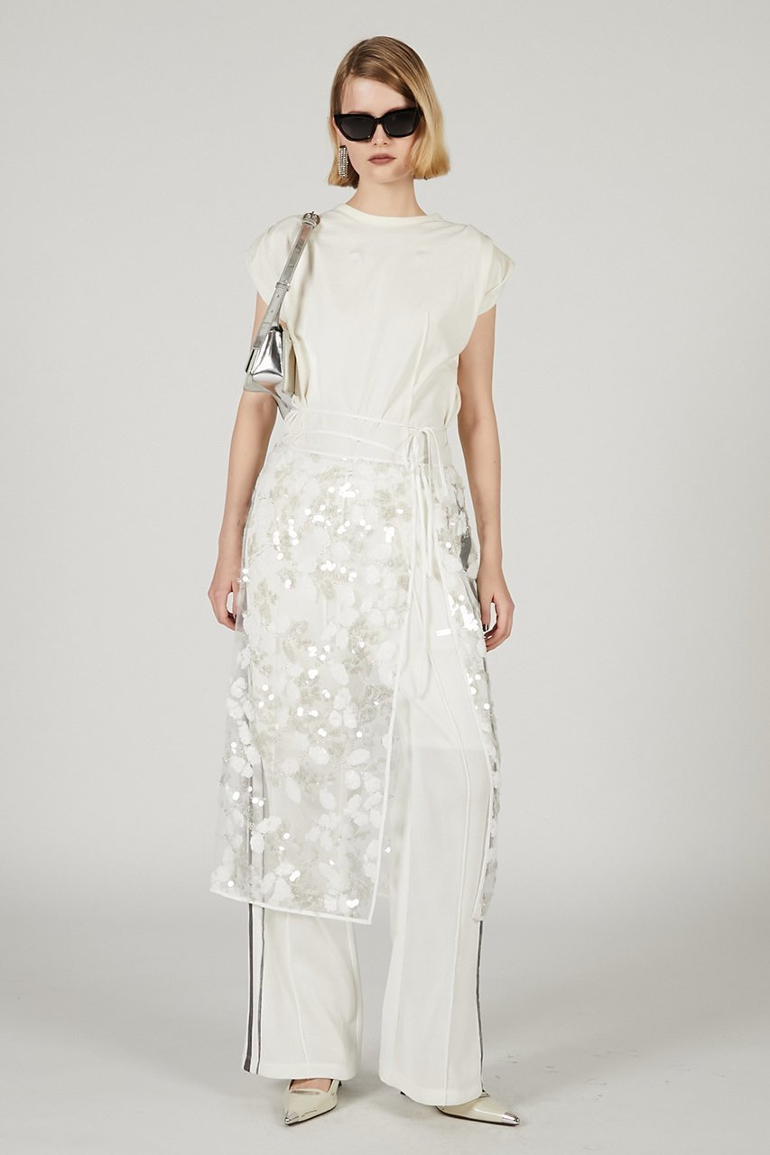 【プランク プロジェクト/PRANK PROJECT】のスパングルラップスカート / Spangle Wrap Skirt 人気、トレンドファッション・服の通販 founy(ファニー) 　ファッション　Fashion　レディースファッション　Fashion for Women　スカート　Skirts　ロングスカート　Long Skirts / Maxi & Midi Skirts　スパンコール　Sequins, Sequin Embellishment　チュール　Tulip, Tulip Motif　ファブリック　Fabric, Textile　ラップ　Wrap, Wrap Design　ロング　Long, Long-Length　other-7|ID: prp329100004884805 ipo3291000000036464033