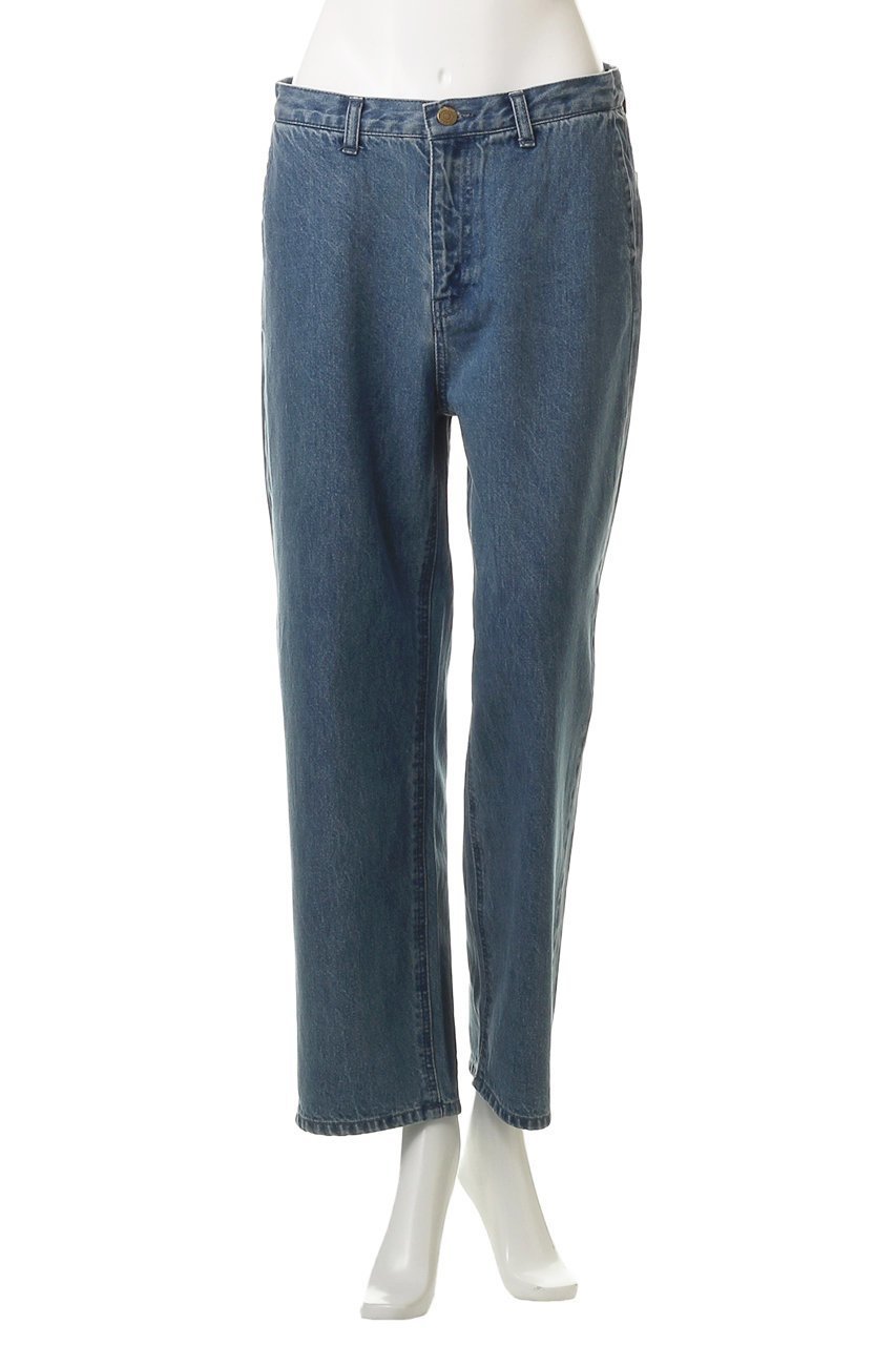 【ミズイロ インド/mizuiro ind】のstraight denim PT パンツ 人気、トレンドファッション・服の通販 founy(ファニー) 　ファッション　Fashion　レディースファッション　Fashion for Women　パンツ　Pants & Trousers　シンプル　Simple, Minimal　ストレート　Straight, Straight Cut　デニム　Denim, Jeans Material　other-2|ID: prp329100004884809 ipo3291000000036464060