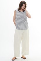 【プレインピープル/PLAIN PEOPLE】のダブルガーゼカーブパンツ 人気、トレンドファッション・服の通販 founy(ファニー) ファッション Fashion レディースファッション Fashion for Women パンツ Pants & Trousers ダブル Double, Double-Breasted フィット Fit, Slim Fit フォルム Silhouette, Form ワッシャー Washer, Crinkled Finish thumbnail アイボリー|ID: prp329100004884812 ipo3291000000036464083