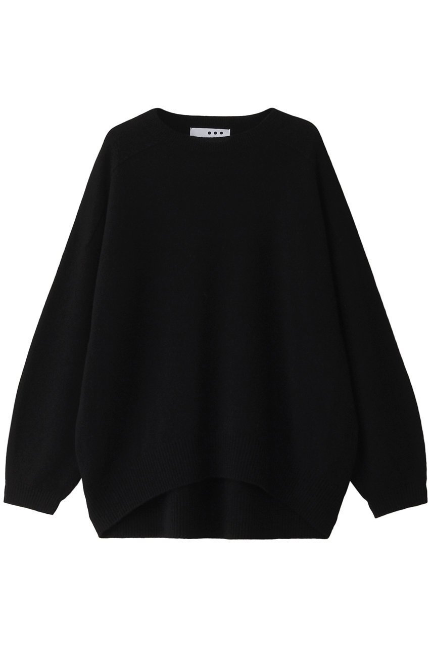 【スリー ドッツ/three dots】のホールガーメント クルーネックセーター インテリア・キッズ・メンズ・レディースファッション・服の通販 founy(ファニー) 　ファッション　Fashion　レディースファッション　Fashion for Women　トップス・カットソー　Cut & Sew Tops　ニット　Knit Tops & Sweaters　カジュアルプルオーバー・ニットトップス　Pullovers & Knit Tops / Casual Pullovers　セーター　Sweater, Knitwear　プレーン　Plain, Simple　ホールガーメント　WholeGarment, Seamless Knit　定番　Standard, Basic Item　A/W・秋冬　Autumn/Winter　ブラック|ID: prp329100004884816 ipo3291000000036464115
