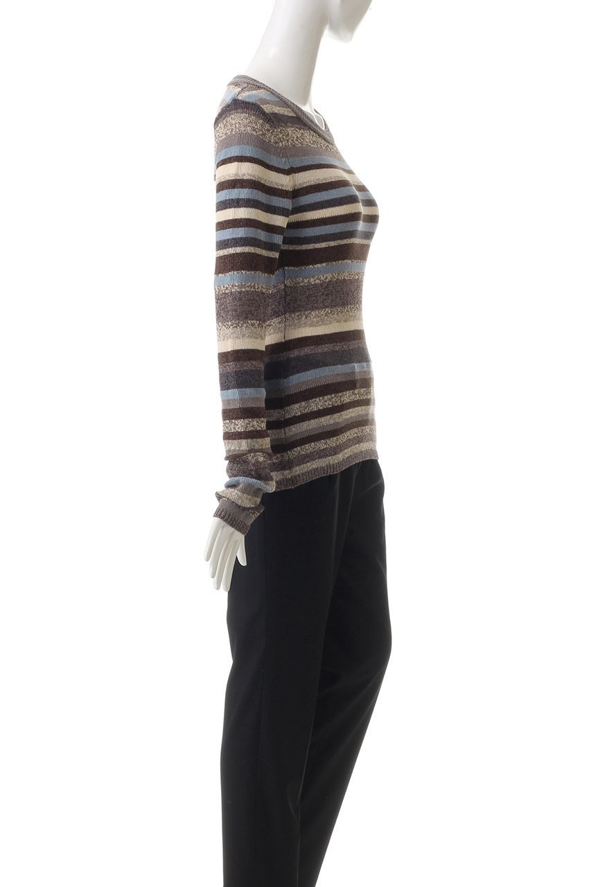 【クラネ/CLANE】のMOLE MIX BORDER KNIT TOPS ニット 人気、トレンドファッション・服の通販 founy(ファニー) 　ファッション　Fashion　レディースファッション　Fashion for Women　トップス・カットソー　Cut & Sew Tops　ニット　Knit Tops & Sweaters　カジュアルプルオーバー・ニットトップス　Pullovers & Knit Tops / Casual Pullovers　おすすめ　Recommended / Our Picks　インナー　Innerwear　コンパクト　Compact, Small Size　ジャケット　Jacket, Outerwear　ボーダー　Border, Stripe　ミックス　Mix, Mixed Style　今季　This Season, Current Season　A/W・秋冬　Autumn/Winter　other-3|ID: prp329100004884830 ipo3291000000036464230