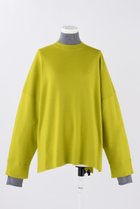 【エンフォルド/ENFOLD】のレイヤードN/C BOX P.O/プルオーバー 人気、トレンドファッション・服の通販 founy(ファニー) ファッション Fashion レディースファッション Fashion for Women トップス・カットソー Cut & Sew Tops ニット Knit Tops & Sweaters カジュアルプルオーバー・ニットトップス Pullovers & Knit Tops / Casual Pullovers タートルネック Turtleneck, High Neck ハイネック High Neck, Mock Neck ボックス Boxy, Box Shape リラックス Relax, Relaxed Fit 定番 Standard, Basic Item thumbnail ライトグリーン|ID: prp329100004884832 ipo3291000000036464241