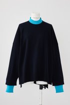 【エンフォルド/ENFOLD】のレイヤードN/C BOX P.O/プルオーバー 人気、トレンドファッション・服の通販 founy(ファニー) ファッション Fashion レディースファッション Fashion for Women トップス・カットソー Cut & Sew Tops ニット Knit Tops & Sweaters カジュアルプルオーバー・ニットトップス Pullovers & Knit Tops / Casual Pullovers タートルネック Turtleneck, High Neck ハイネック High Neck, Mock Neck ボックス Boxy, Box Shape リラックス Relax, Relaxed Fit 定番 Standard, Basic Item thumbnail ダークネイビー|ID: prp329100004884832 ipo3291000000036464242