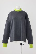 【エンフォルド/ENFOLD】のレイヤードN/C BOX P.O/プルオーバー 人気、トレンドファッション・服の通販 founy(ファニー) ファッション Fashion レディースファッション Fashion for Women トップス・カットソー Cut & Sew Tops ニット Knit Tops & Sweaters カジュアルプルオーバー・ニットトップス Pullovers & Knit Tops / Casual Pullovers タートルネック Turtleneck, High Neck ハイネック High Neck, Mock Neck ボックス Boxy, Box Shape リラックス Relax, Relaxed Fit 定番 Standard, Basic Item thumbnail チャコールグレー|ID: prp329100004884832 ipo3291000000036464243