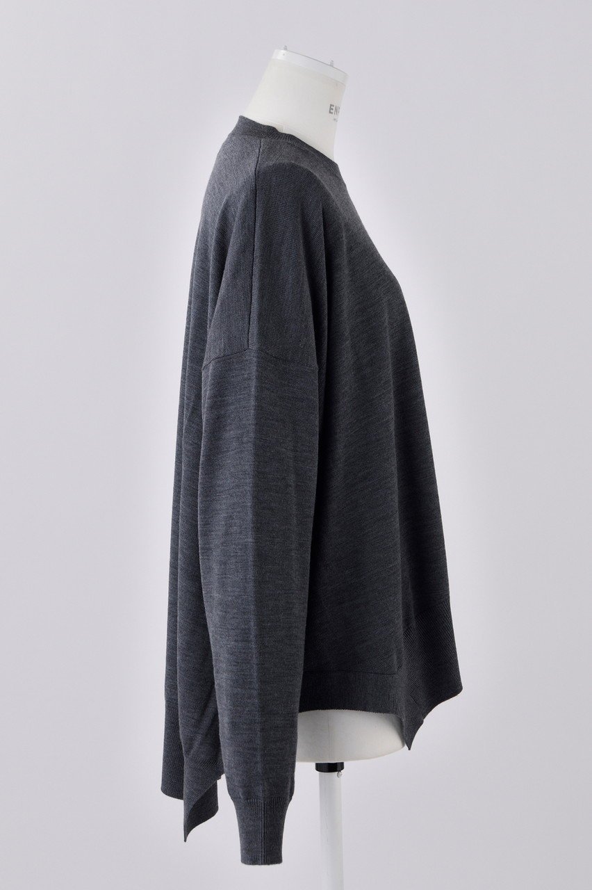 【エンフォルド/ENFOLD】のカーブスリット P.O/プルオーバー 人気、トレンドファッション・服の通販 founy(ファニー) 　ファッション　Fashion　レディースファッション　Fashion for Women　トップス・カットソー　Cut & Sew Tops　ニット　Knit Tops & Sweaters　カジュアルプルオーバー・ニットトップス　Pullovers & Knit Tops / Casual Pullovers　カッティング　Cutting Detail　カットソー　Cut and Sewn Top　スリット　Slit, Slit Detail　リラックス　Relax, Relaxed Fit　ワイド　Wide, Wide Fit　other-4|ID: prp329100004884834 ipo3291000000036464259