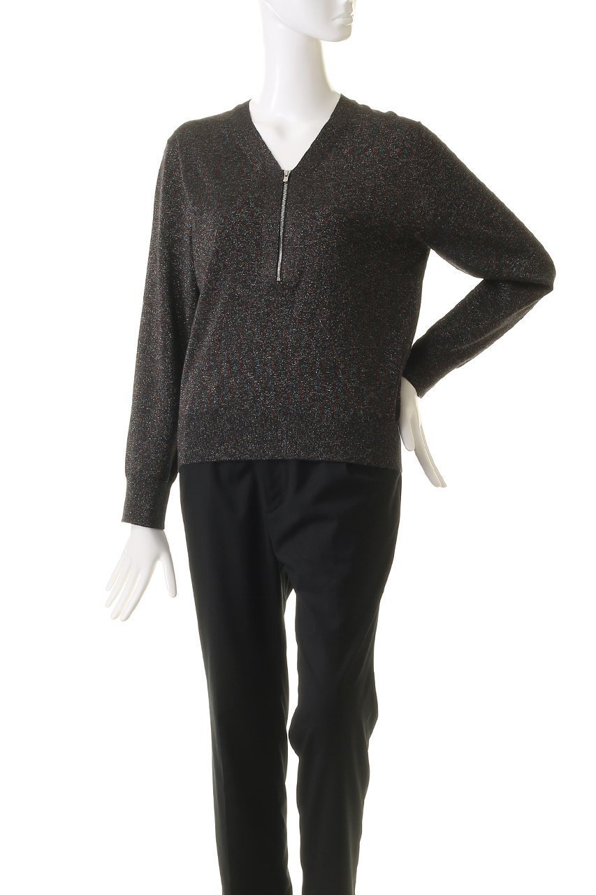 【オブリオ/AUBRIOT】のラメプレーティング プルオーバー 人気、トレンドファッション・服の通販 founy(ファニー) 　ファッション　Fashion　レディースファッション　Fashion for Women　トップス・カットソー　Cut & Sew Tops　ニット　Knit Tops & Sweaters　カジュアルプルオーバー・ニットトップス　Pullovers & Knit Tops / Casual Pullovers　おすすめ　Recommended / Our Picks　アンサンブル　Ensemble Set　カーディガン　Cardigan, Knitwear　ベーシック　Basic, Essential　エレガント 上品　Elegant　other-2|ID: prp329100004884841 ipo3291000000036464305