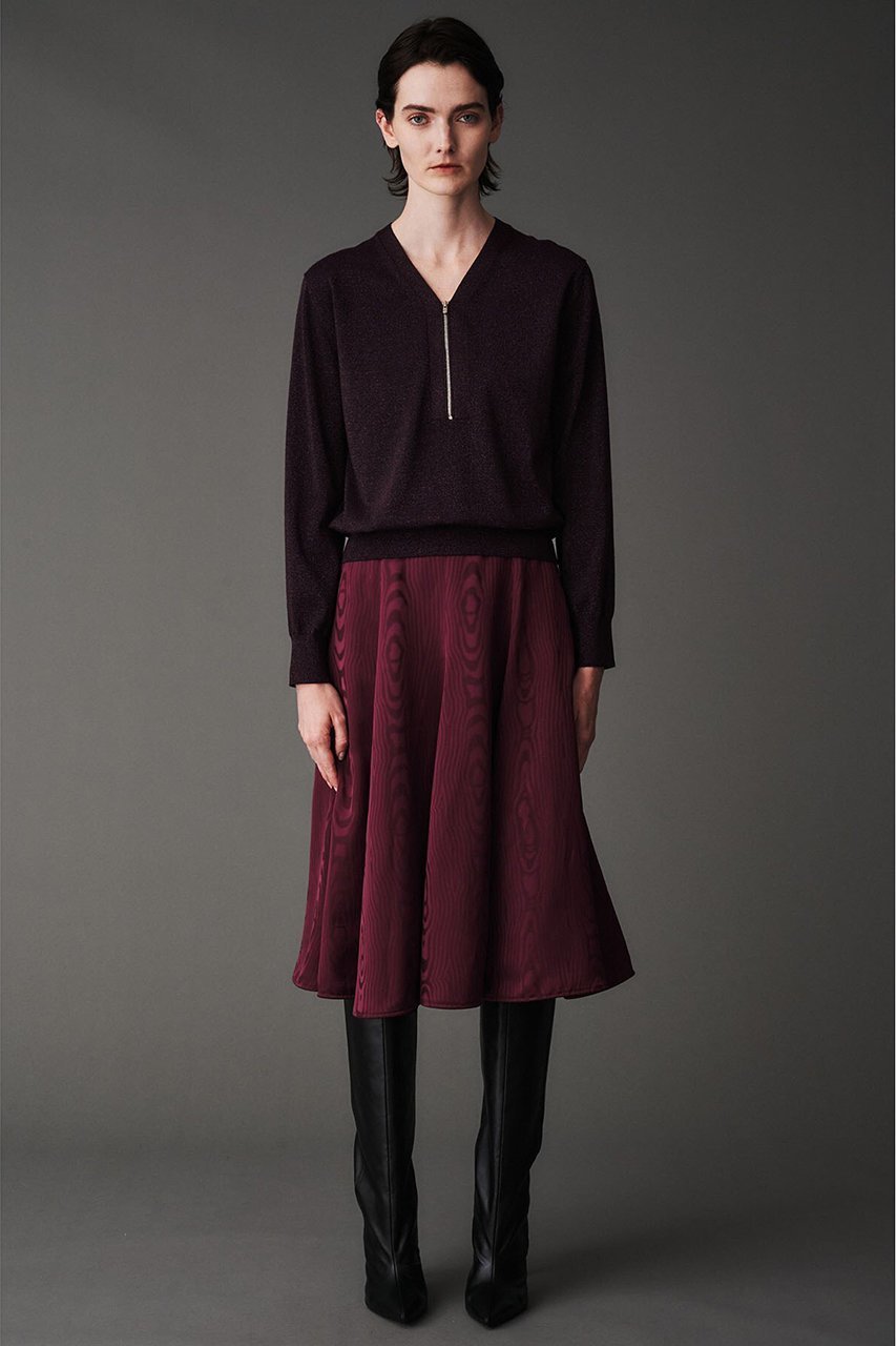 【オブリオ/AUBRIOT】のラメプレーティング プルオーバー 人気、トレンドファッション・服の通販 founy(ファニー) 　ファッション　Fashion　レディースファッション　Fashion for Women　トップス・カットソー　Cut & Sew Tops　ニット　Knit Tops & Sweaters　カジュアルプルオーバー・ニットトップス　Pullovers & Knit Tops / Casual Pullovers　おすすめ　Recommended / Our Picks　アンサンブル　Ensemble Set　カーディガン　Cardigan, Knitwear　ベーシック　Basic, Essential　エレガント 上品　Elegant　other-8|ID: prp329100004884841 ipo3291000000036464312