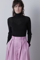 【ヒューエルミュージアム/hueLe Museum】の【hLM】シアーワイドリブタートルネック 人気、トレンドファッション・服の通販 founy(ファニー) ファッション Fashion レディースファッション Fashion for Women トップス・カットソー Cut & Sew Tops ニット Knit Tops & Sweaters カジュアルプルオーバー・ニットトップス Pullovers & Knit Tops / Casual Pullovers タートルネック・ハイネックトップス Turtlenecks & High-Neck Tops おすすめ Recommended / Our Picks インナー Innerwear シアー Sheer, See-Through ジャケット Jacket, Outerwear タートル Turtleneck, Turtle Collar タートルネック Turtleneck, High Neck ワイドリブ Wide Rib, Wide Ribbed Knit A/W・秋冬 Autumn/Winter thumbnail ブラック|ID: prp329100004884846 ipo3291000000036464335