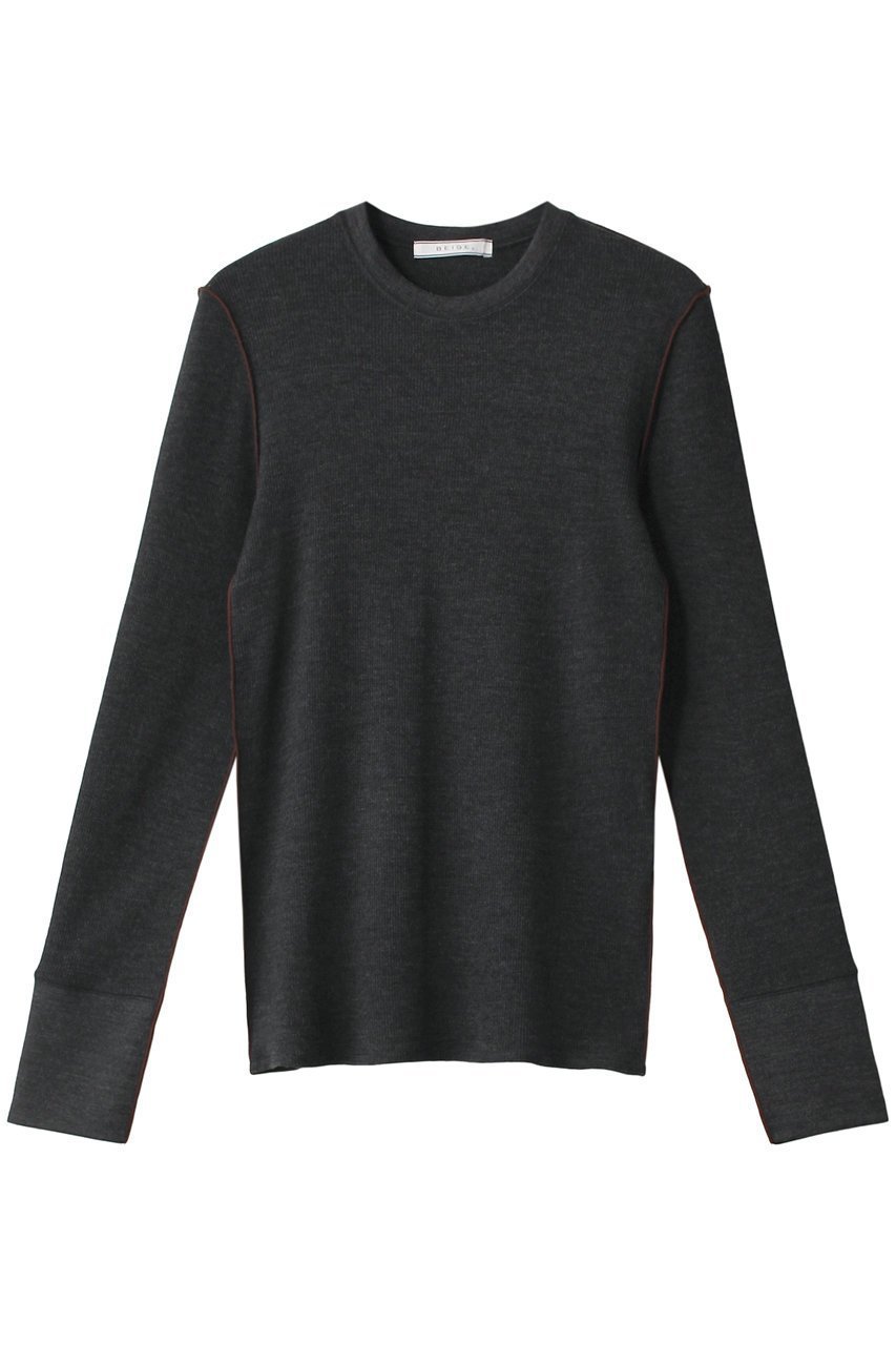 【ベイジ,/BEIGE,】のFORD(フォード)/クルーネックトップス 人気、トレンドファッション・服の通販 founy(ファニー) 　ファッション　Fashion　レディースファッション　Fashion for Women　トップス・カットソー　Cut & Sew Tops　ニット　Knit Tops & Sweaters　カジュアルプルオーバー・ニットトップス　Pullovers & Knit Tops / Casual Pullovers　インナー　Innerwear　シンプル　Simple, Minimal　定番　Standard, Basic Item　洗える　Machine Washable　 other-1|ID: prp329100004884854 ipo3291000000036464384