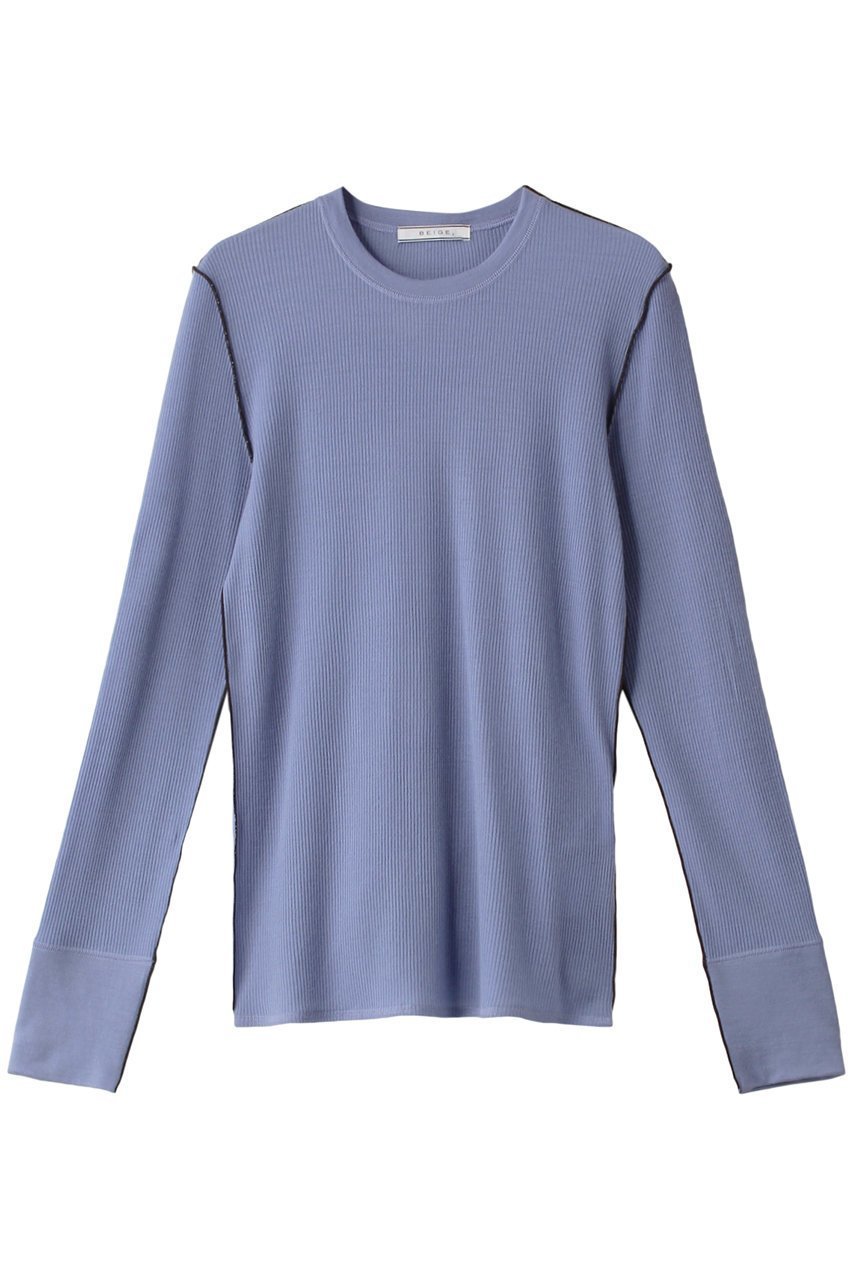 【ベイジ,/BEIGE,】のFORD(フォード)/クルーネックトップス インテリア・キッズ・メンズ・レディースファッション・服の通販 founy(ファニー) 　ファッション　Fashion　レディースファッション　Fashion for Women　トップス・カットソー　Cut & Sew Tops　ニット　Knit Tops & Sweaters　カジュアルプルオーバー・ニットトップス　Pullovers & Knit Tops / Casual Pullovers　インナー　Innerwear　シンプル　Simple, Minimal　定番　Standard, Basic Item　洗える　Machine Washable　Sax×C Gray|ID: prp329100004884854 ipo3291000000036464389