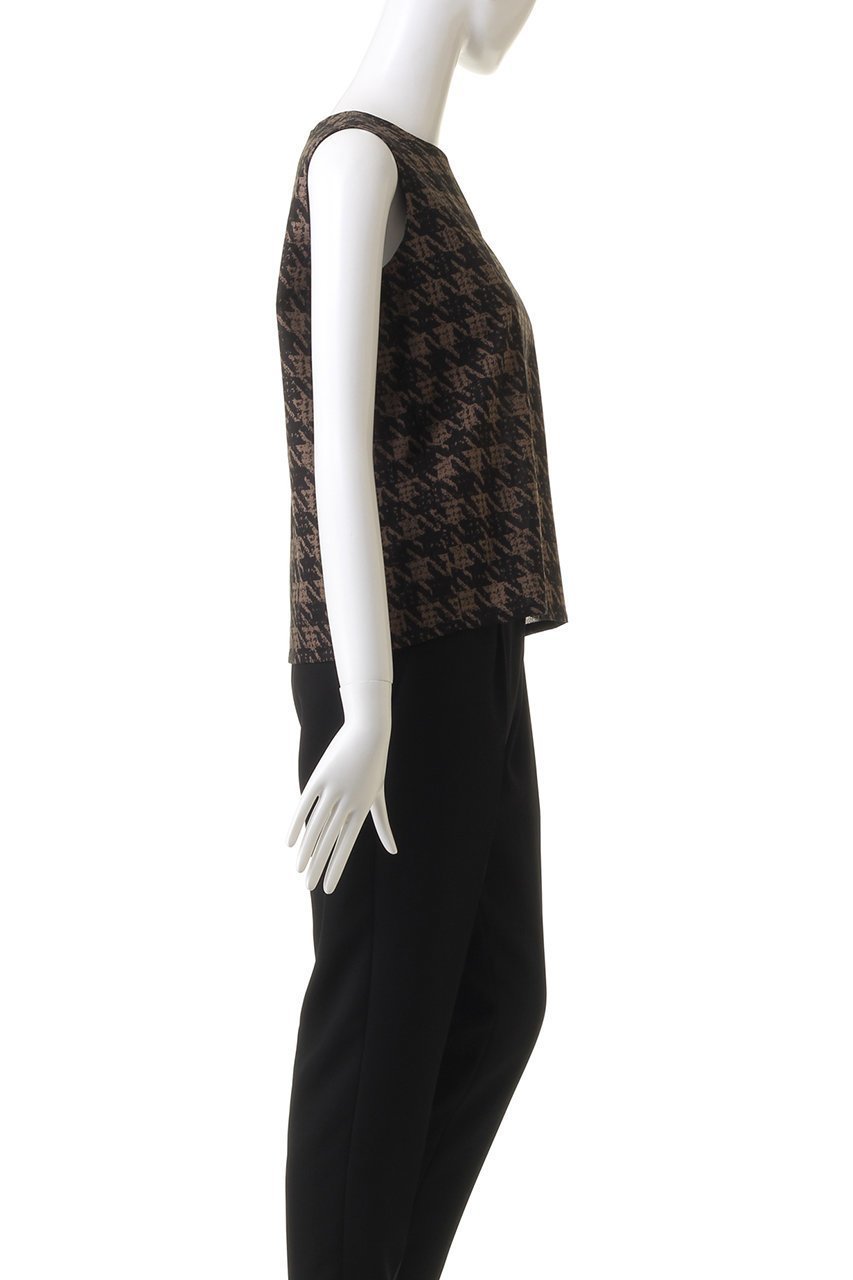 【ミズイロ インド/mizuiro ind】のchidori print N/S P/O プルオーバー 人気、トレンドファッション・服の通販 founy(ファニー) 　ファッション　Fashion　レディースファッション　Fashion for Women　トップス・カットソー　Cut & Sew Tops　ニット　Knit Tops & Sweaters　カジュアルプルオーバー・ニットトップス　Pullovers & Knit Tops / Casual Pullovers　インナー　Innerwear　ジャケット　Jacket, Outerwear　ツイード　Twill, Twill Weave　ノースリーブ　Sleeveless, No-Sleeve　プリント　Print, Printed Pattern　秋　Autumn　other-3|ID: prp329100004884855 ipo3291000000036464404