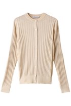 【スローン/SLOANE】の18Gワイドリブ シルク クルーネックカーディガン 人気、トレンドファッション・服の通販 founy(ファニー) ファッション Fashion レディースファッション Fashion for Women トップス・カットソー Cut & Sew Tops ニット Knit Tops & Sweaters カーディガン・羽織り Layered Style Cardigans なめらか Smooth, Silky Texture カーディガン Cardigan, Knitwear シルク Silk, 100% Silk ボトム Bottoms, Lower Wear ワイドリブ Wide Rib, Wide Ribbed Knit エレガント 上品 Elegant 定番 Standard, Basic Item thumbnail エクリュ|ID: prp329100004884859 ipo3291000000036464434