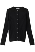 【スローン/SLOANE】の18Gワイドリブ シルク クルーネックカーディガン 人気、トレンドファッション・服の通販 founy(ファニー) ファッション Fashion レディースファッション Fashion for Women トップス・カットソー Cut & Sew Tops ニット Knit Tops & Sweaters カーディガン・羽織り Layered Style Cardigans なめらか Smooth, Silky Texture カーディガン Cardigan, Knitwear シルク Silk, 100% Silk ボトム Bottoms, Lower Wear ワイドリブ Wide Rib, Wide Ribbed Knit エレガント 上品 Elegant 定番 Standard, Basic Item thumbnail ブラック|ID: prp329100004884859 ipo3291000000036464435