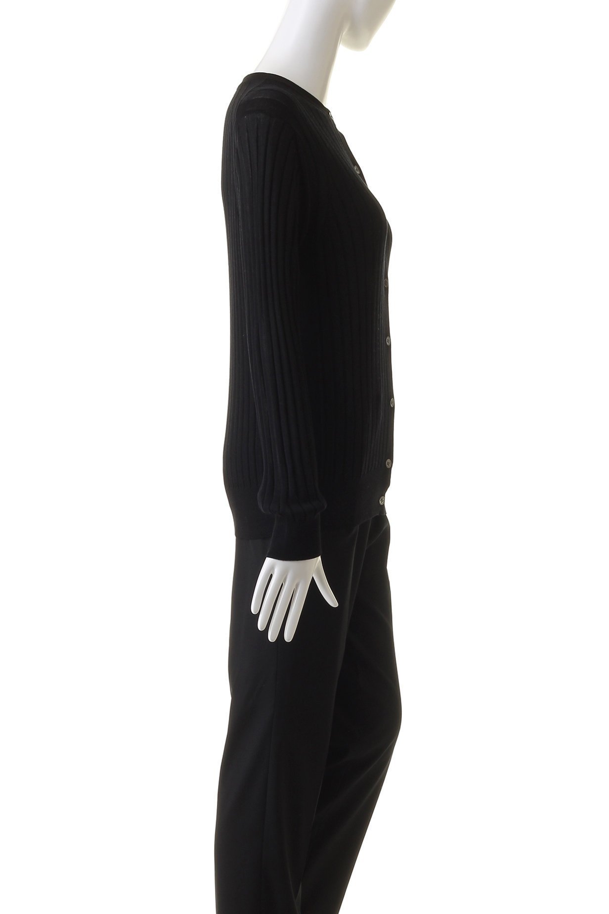 【スローン/SLOANE】の18Gワイドリブ シルク クルーネックカーディガン 人気、トレンドファッション・服の通販 founy(ファニー) 　ファッション　Fashion　レディースファッション　Fashion for Women　トップス・カットソー　Cut & Sew Tops　ニット　Knit Tops & Sweaters　カーディガン・羽織り　Layered Style Cardigans　なめらか　Smooth, Silky Texture　カーディガン　Cardigan, Knitwear　シルク　Silk, 100% Silk　ボトム　Bottoms, Lower Wear　ワイドリブ　Wide Rib, Wide Ribbed Knit　エレガント 上品　Elegant　定番　Standard, Basic Item　other-3|ID: prp329100004884859 ipo3291000000036464437