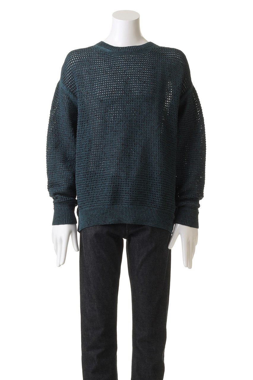 【ヨーク/YOKE】の【UNISEX】メッシュニット クルーネック セーター 大人の最旬トレンドファッション＆コーディネート founy(ファウニー) 　ファッション　Fashion　レディースファッション　Fashion for Women　トップス・カットソー　Cut & Sew Tops　ニット　Knit Tops & Sweaters　カジュアルプルオーバー・ニットトップス　Pullovers & Knit Tops / Casual Pullovers　ユニセックス　Unisex, Genderless　セーター　Sweater, Knitwear　トレンド　Trend, Trending Now　メッシュ　Mesh, Net Fabric　夏　Summer　春　Spring　S/S・春夏　SS, Spring/Summer, Warm Season　other-2|ID: prp329100004884864 ipo3291000000036508261