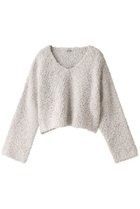 【ウィムガゼット/Whim Gazette】の【GEMINI】ミックスプルオーバー 人気、トレンドファッション・服の通販 founy(ファニー) ファッション Fashion レディースファッション Fashion for Women トップス・カットソー Cut & Sew Tops ニット Knit Tops & Sweaters カジュアルプルオーバー・ニットトップス Pullovers & Knit Tops / Casual Pullovers ショート Short, Short Length バランス Balance, Style Balance フレア Flare, Flared ミックス Mix, Mixed Style thumbnail エクリュ|ID: prp329100004884868 ipo3291000000036464494